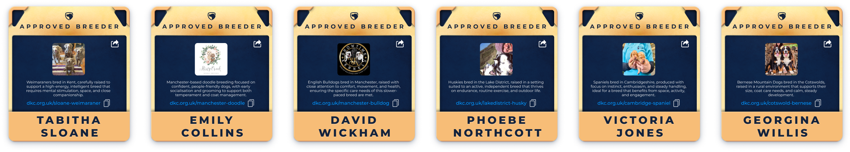 KELLY NOLAN Breeder Card